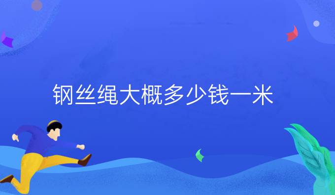 钢丝绳大概多少钱一米