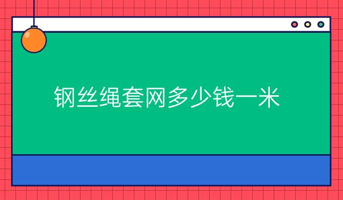 钢丝绳套网多少钱一米