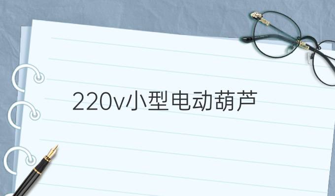 220v小型电动葫芦