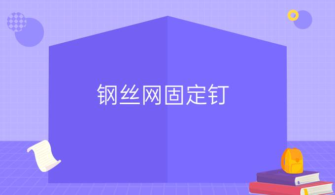 钢丝网固定钉