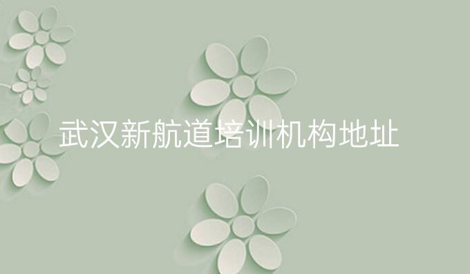 武汉新航道培训机构地址