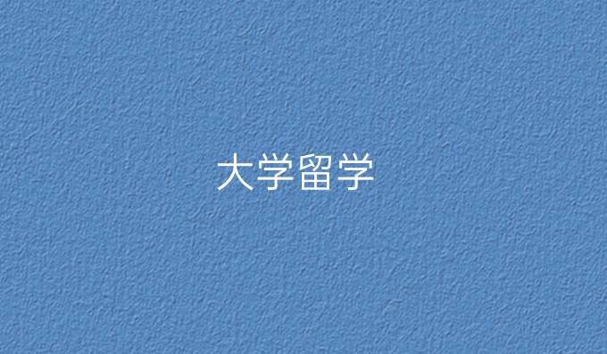 大学留学