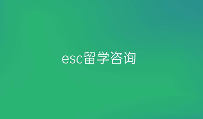 esc留学咨询